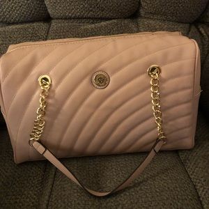 New blush handbag